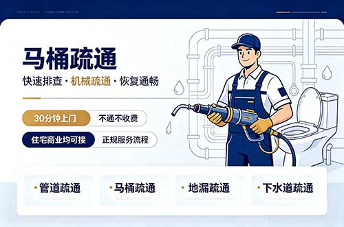 五常马桶疏通
